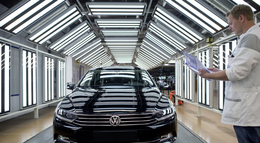 La produzione di una Passat