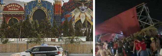 Spagna, palco crolla a causa del forte vento: un morto e decine di feriti al Medusa Festival