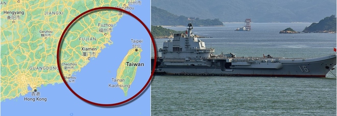 Cina circonda Taiwan con le portaerei. Il Giappone: «L'Asia orientale potrebbe essere l'Ucraina di domani»