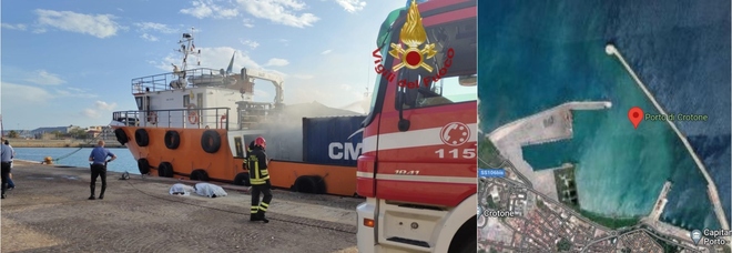 Crotone, esplode container su rimorchiatore ormeggiato al porto: morti tre membri dell'equipaggio