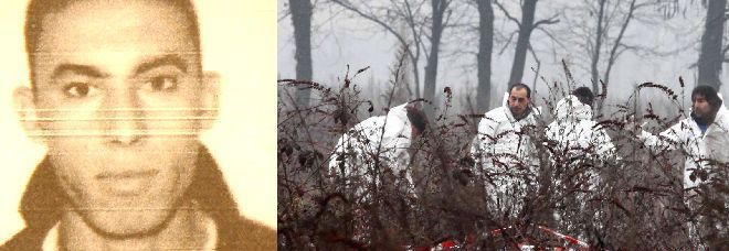 Mohamed Fikri e gli investigatori al lavoro a Chignolo d'Isola Mohamed Fikri e gli investigatori al lavoro a Chignolo d'Isola