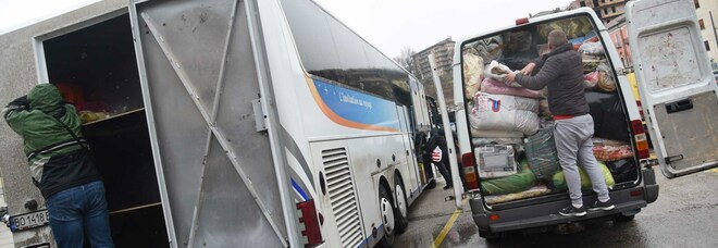Ucraini, nuovi arrivi ad Avellino: un bus dopo l'altro senza coordinamento