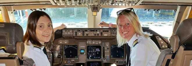 Malpensa, il Boeing 747 decolla con un equipaggio di sole donne: è la prima volta in Italia