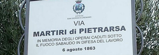 San Giorgio a Cremano, un monumento per i primi operai morti in difesa del lavoro a Pietrarsa