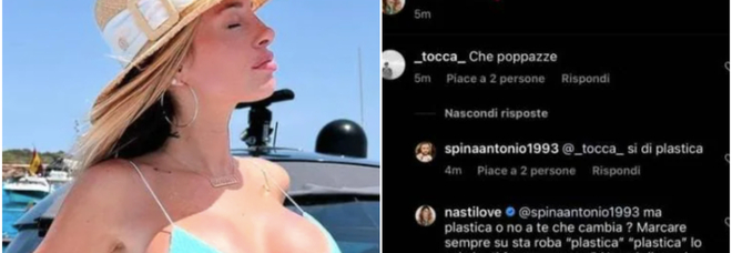 Chiara Nasti, un hater la attacca sui social: «Hai il seno di plastica». La risposta dell'influencer spiazza i follower