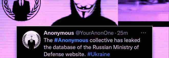 Ucraina sotto attacco, Anonymous alza il tiro: sotto attacco Gazprom e le grandi finanziarie