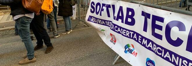 Softlab, quattro ore di sciopero per i lavori di Caserta e Marcianise