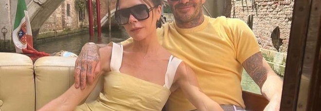 David e Victoria Beckham scelgono Venezia per il loro anniversario