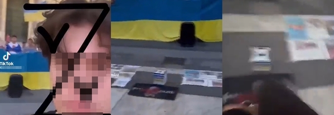 Milano, giovane vandalo contro gli ucraini firma video con la "Z" su TikTok