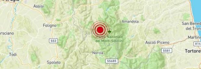 Terremoto, forte scossa a Macerata. Sentito debolmente anche a Roma