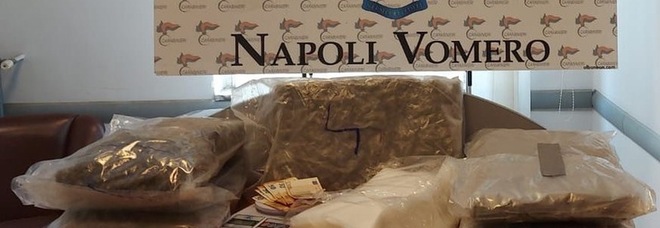 Napoli, arrestato pusher 53enne: sequestrati 5 chili di marijuana