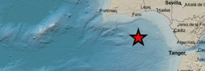 Terremoto di magnitudo 4.3 tra il Portogallo e la Spagna