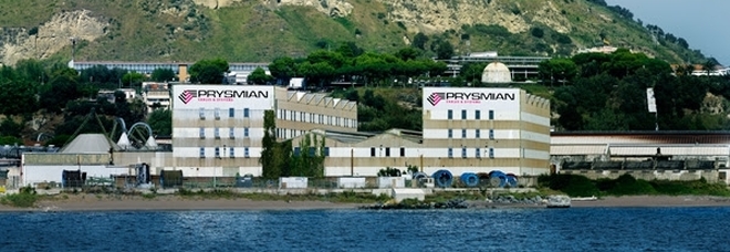 Lo stabilimento Prysmian di Arco Felice (Napoli) Lo stabilimento Prysmian di Arco Felice (Napoli)