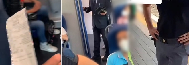 Lite col controllore sul treno, ragazzo marocchino costretto a scendere riprende la scena in diretta social: il video choc