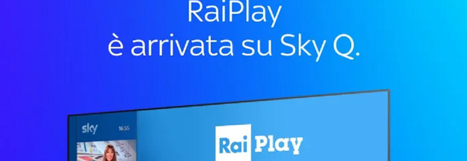 Sky-Rai, accordo pluriennale: RaiPlay sarà disponibile tra le app sulla piattaforma Sky Q