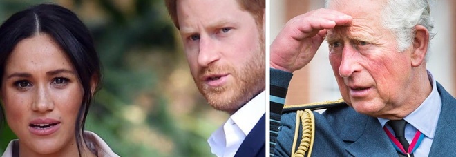 Carlo non voleva che Meghan accompagnasse Harry al capezzale della regina: «Poco appropriata»