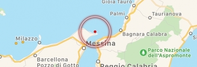 Terremoto nello stretto di Messina, avvertito chiaramente anche a Reggio Calabria