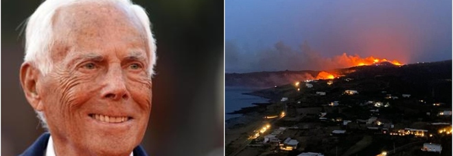 Giorgio Armani, l'incendio a Pantelleria e la fuga sullo yacht. La collaboratrice: «Salvi grazie a lui»