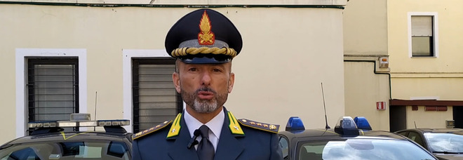 Il colonnello Antonio Caputo, comandante provinciale della Guardia di Finanza a Pescara