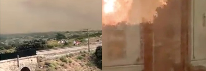 Spagna, treno finisce dentro un incendio: passeggeri avvolti dalle fiamme