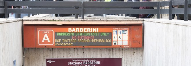 Roma, riapre anche in entrata la fermata Barberini