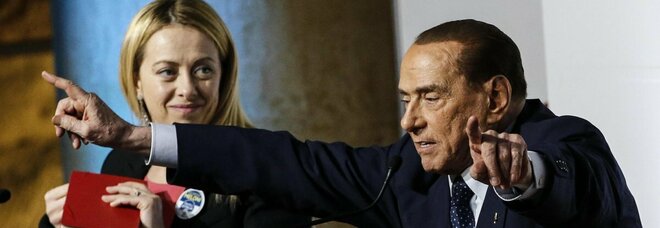 Silvio Berlusconi frena Giorgia Meloni: «Con te candidata premier la coalizione perde voti»