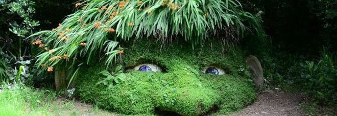 Strani giganti affiorano dal terreno: i "giardini perduti di Heligan", in Cornovaglia