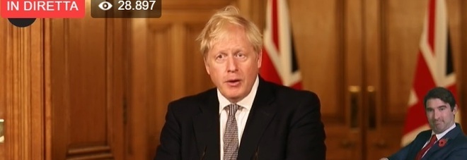 Johnson: « Gran Bretagna verso nuovo lockdown da giovedì al 2 dicembre. Scuole aperte»