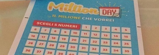 Million Day, estrazione di martedì 27 agosto 2019: i numeri vincenti
