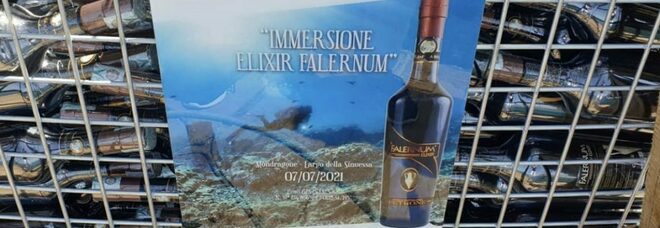 “Elixir Falernum” tornerà in superficie il liquore affinato nei fondali di Sinuessa