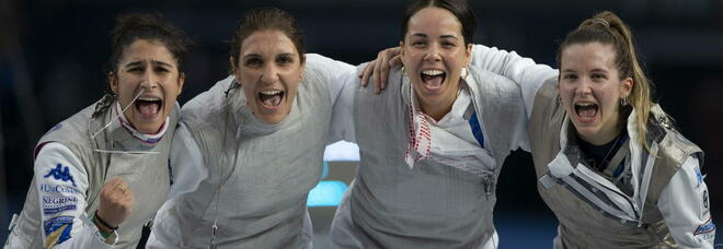 Scherma Mondiali, oro alle azzurre del fioretto: Usa battuti in finale Scherma Mondiali, oro alle azzurre del fioretto: Usa battuti in finale