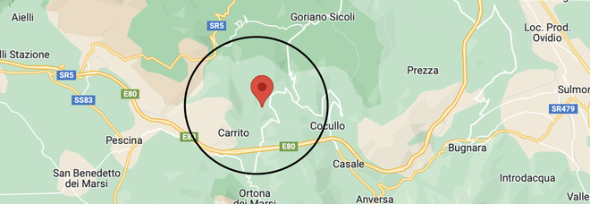 Valle Peligna, scossa di terremoto di magnitudo 3.2