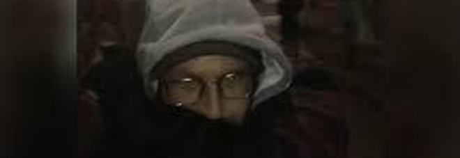 Il volto catturato dalla videoamatrice che sostiene di aver filmato Bansky