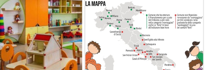 Fondi infanzia, Milano e Torino tolgono scuole ai bimbi del Sud