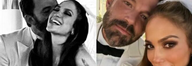 Jennifer Lopez e Ben Affleck sposi a Las Vegas. Il mistero dell'abito bianco cambiato all'ultimo secondo