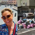 Simona Ventura contro l'emergenza rifiuti a Roma: «La monnezza ci fa vergognare»
