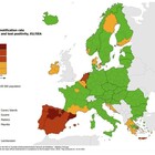 Variante Delta, la mappa del contagio in Europa (Ecdc): Spagna e Olanda "rosso scuro", la Francia verso il giallo