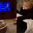 Leone guarda in tv l'esibizione di Fedez a Sanremo. La reazione del bimbo spiazza tutti: «Che dice?»