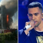 Mahmood e l'incendio di Milano, il cantante tra i residenti del palazzo: come sta ora