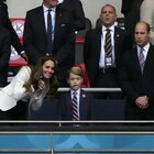 Italia-Inghilterra, Kate Middleton e il Principe William insieme a George in tribuna