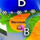 Meteo, le previsioni: in arrivo vento, piogge e freddo. Le regioni a rischio maltempo. Allerta a Roma