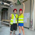 FOTO Chiara Ferragni e Fedez in cantiere per vedere la loro nuova casa 