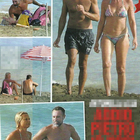 Antonella Elia e Pietro Delle Piane insieme al mare (Chi)