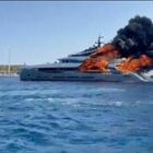 Formentera, incendio nello yacht