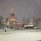Neve a Milano: le foto