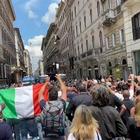 VIDEO, i manifestanti a Roma