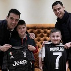 Albania, due bimbi feriti nel terremoto incontrano Ronaldo e Buffon a Roma